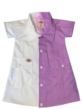 Load image into Gallery viewer, Custom Half & Half Dyed Dickie Baby Girl Dress BLANK
