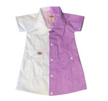 Load image into Gallery viewer, Custom Half & Half Dyed Dickie Baby Girl Dress BLANK
