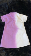 Load image into Gallery viewer, Custom Half & Half Dyed Dickie Baby Girl Dress BLANK