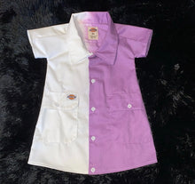 Load image into Gallery viewer, Custom Half & Half Dyed Dickie Baby Girl Dress BLANK