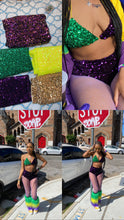 Load image into Gallery viewer, Custom Sequin Set (Bralet & Shorts)