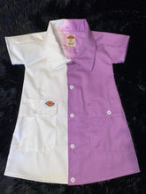 Load image into Gallery viewer, Custom Half & Half Dyed Dickie Baby Girl Dress BLANK
