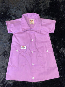 Custom Dyed Dickie Baby Girl Dress BLANK
