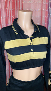Custom Black & Gold Skirt Sets