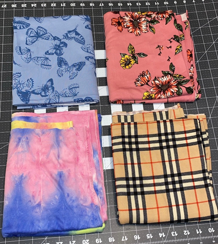 ready to ship! Double Brushed Poly/Spandex Fabrics