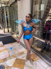 Load image into Gallery viewer, Custom Made Metallic Costume Top &amp; Bottoms
