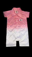 Load image into Gallery viewer, Custom Two Tone Dyed Dickie Baby Girl Romper BLANK
