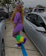 Load image into Gallery viewer, Custom Purple Dickie Skirt Set
