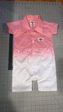 Load image into Gallery viewer, Custom Two Tone Dyed Dickie Baby Girl Romper BLANK
