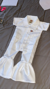 Dickie Baby Girl Bell Bottom Jumpsuit BLANK