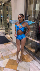 Custom Made Metallic Costume Top & Bottoms