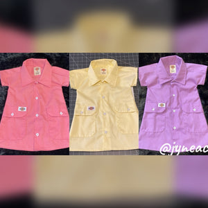 Custom Dyed Dickie Baby Girl Dress BLANK