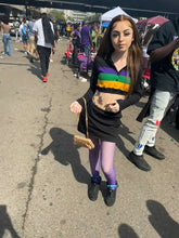 Load image into Gallery viewer, Black Mardi Gras Skirt Set
