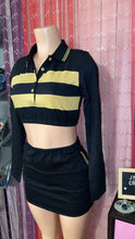 Load image into Gallery viewer, Custom Black &amp; Gold Skirt Sets
