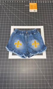 1 of 1 12-18m Saints Patch Denim Shorts