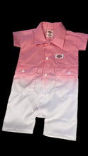 Load image into Gallery viewer, Custom Two Tone Dyed Dickie Baby Girl Romper BLANK
