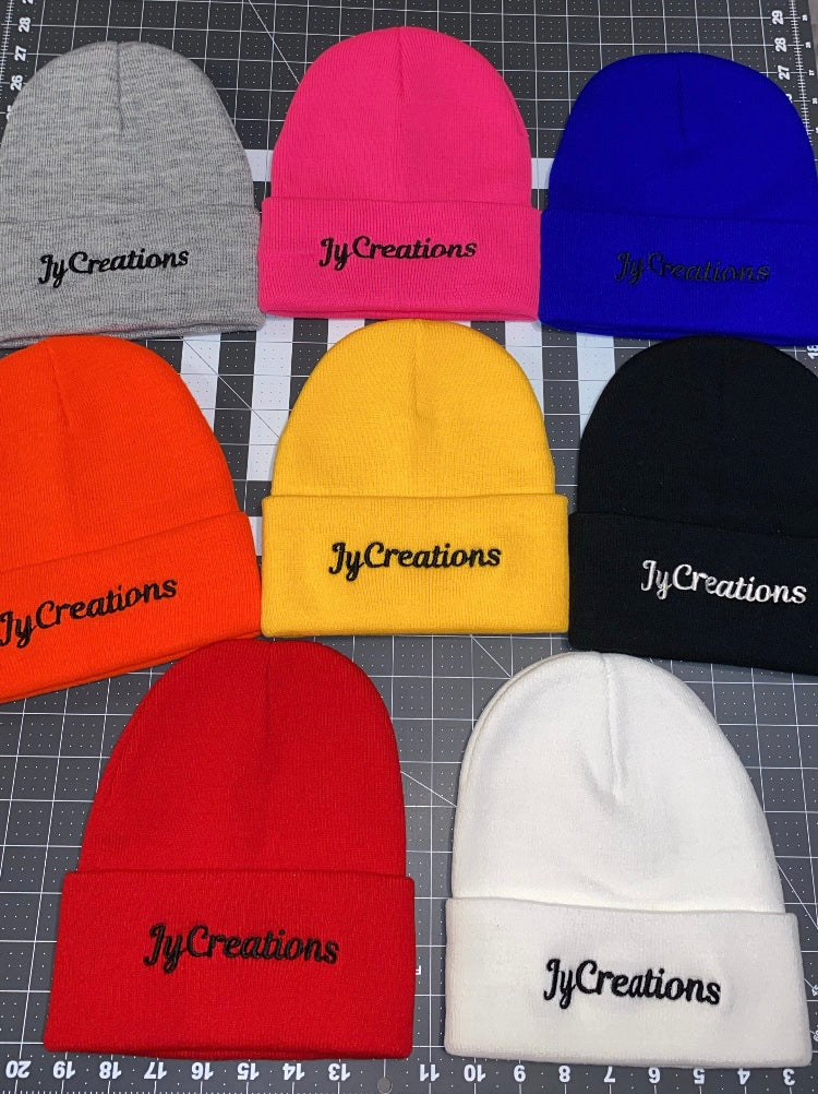 Jy Creations Embroidery Beanie