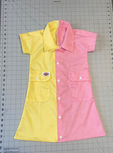 Load image into Gallery viewer, BLANK Custom Made Half &amp; Half Dyed Dickie Baby Girl/Toddler Dress

