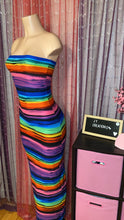 Load image into Gallery viewer, ready to ship! Colorful Stripe Tube Sundress
