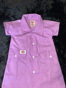 Custom Dyed Dickie Baby Girl Dress BLANK