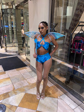 Load image into Gallery viewer, Custom Made Metallic Costume Top &amp; Bottoms
