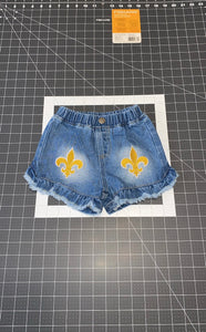 1 of 1 12-18m Saints Patch Denim Shorts