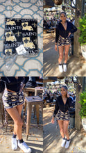 Load image into Gallery viewer, Custom Made Saints Side Drawstring Fleece Skirt
