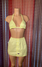 Load image into Gallery viewer, Custom Dyed Dickie Bralet Skirt Set
