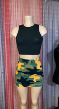 Load image into Gallery viewer, 1 of 1 Camo Fleece Mini Skirt
