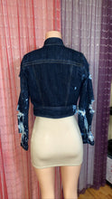 Load image into Gallery viewer, 1 of 1 Distressed Bleached Jean Jacket
