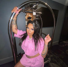 Load image into Gallery viewer, Custom Pink Dickie Skirt Set
